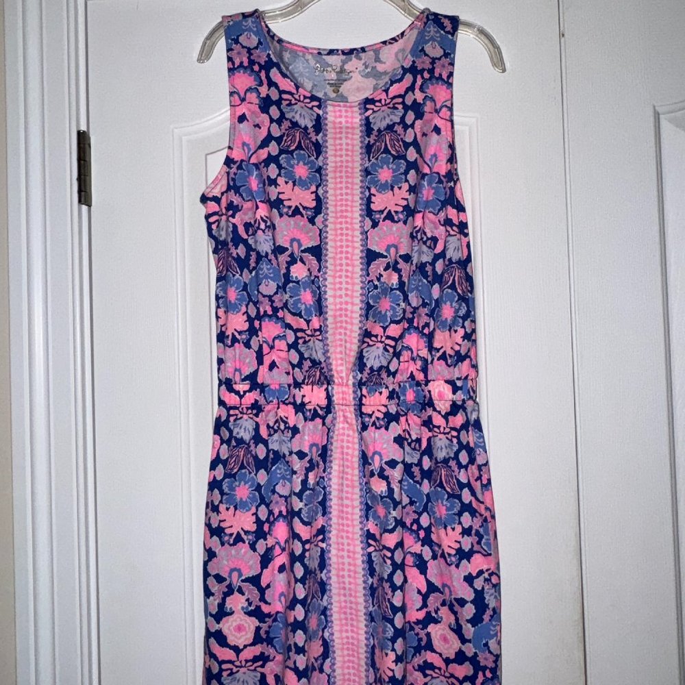 Lilly Pulitzer-Windward Dress Iris Blue Werk It- New Without Tags- Size S